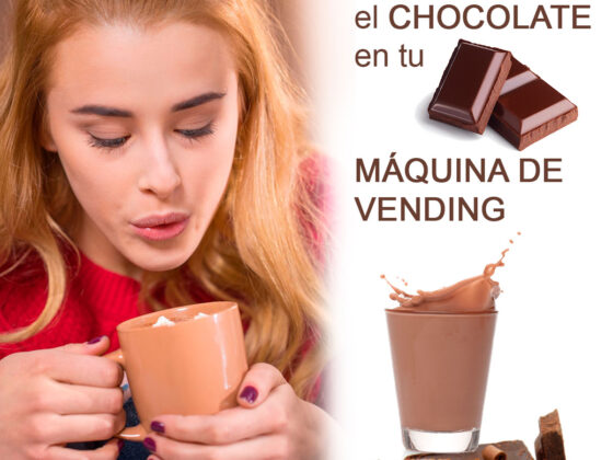 Elegir chocolate en nuestra máquina de vending