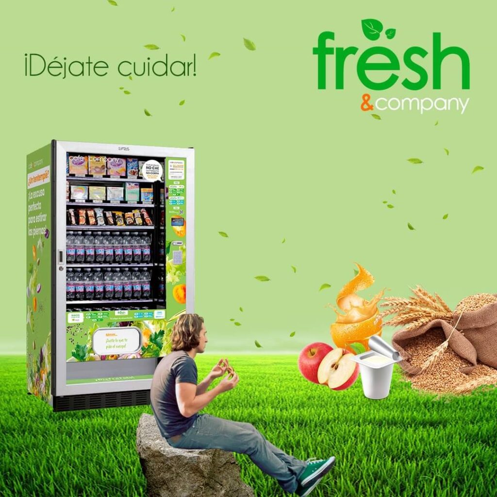 máquina de vending personalizada saludable