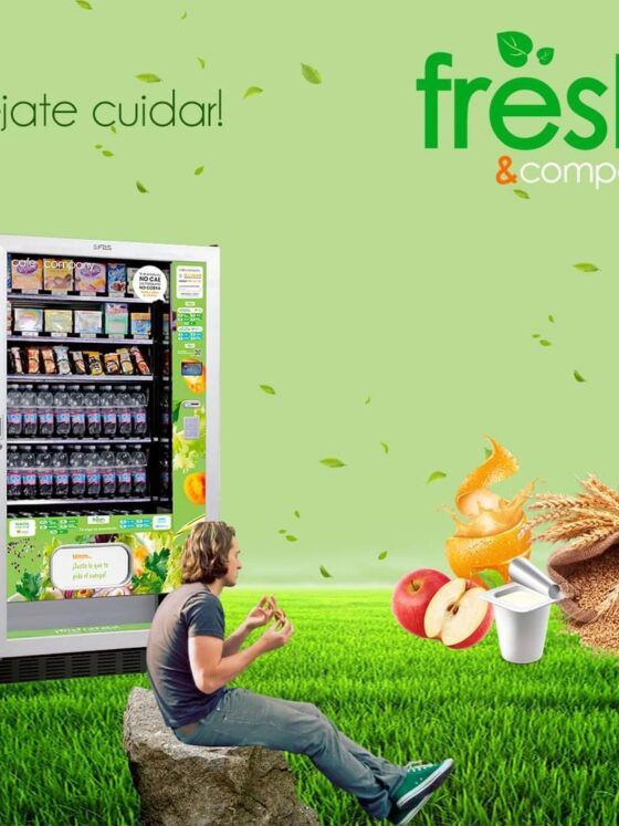 máquina de vending personalizada saludable